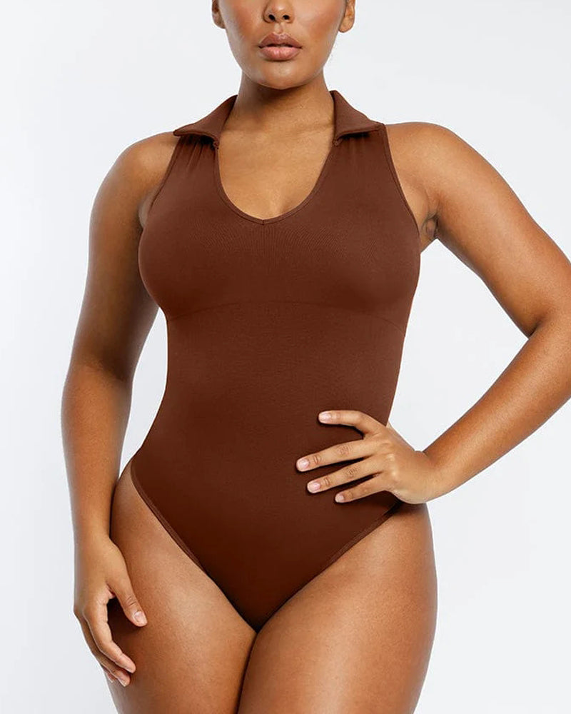 AFZ®DailyDeluxe Firm Polo Bodysuit