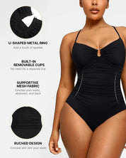 AFZ®AquaGlam Smart U-Ring Swimsuit