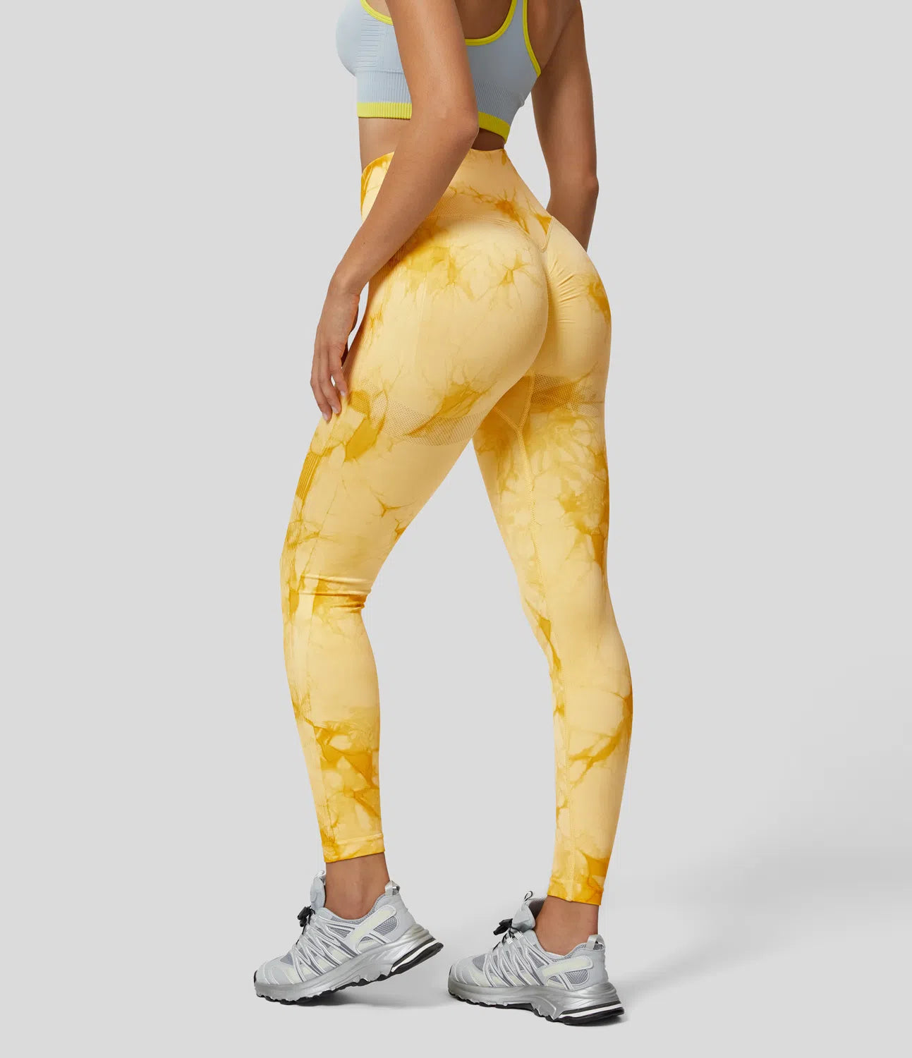 AFZ® Waisted Tie-Dye Leggings