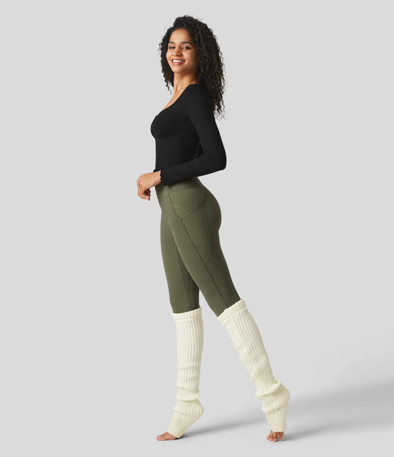 AFZ® Side Hem Leggings