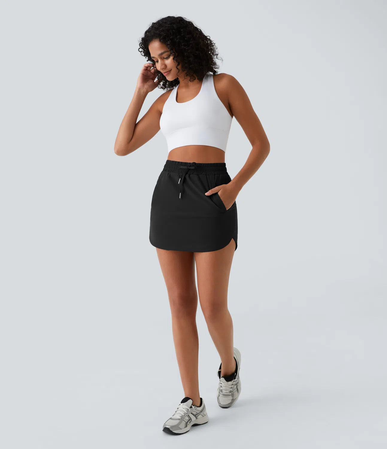 AFZ®Skirtlets Athletic Drawstring Mini-Skirts