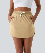 AFZ®Skirtlets Athletic Drawstring Mini-Skirts