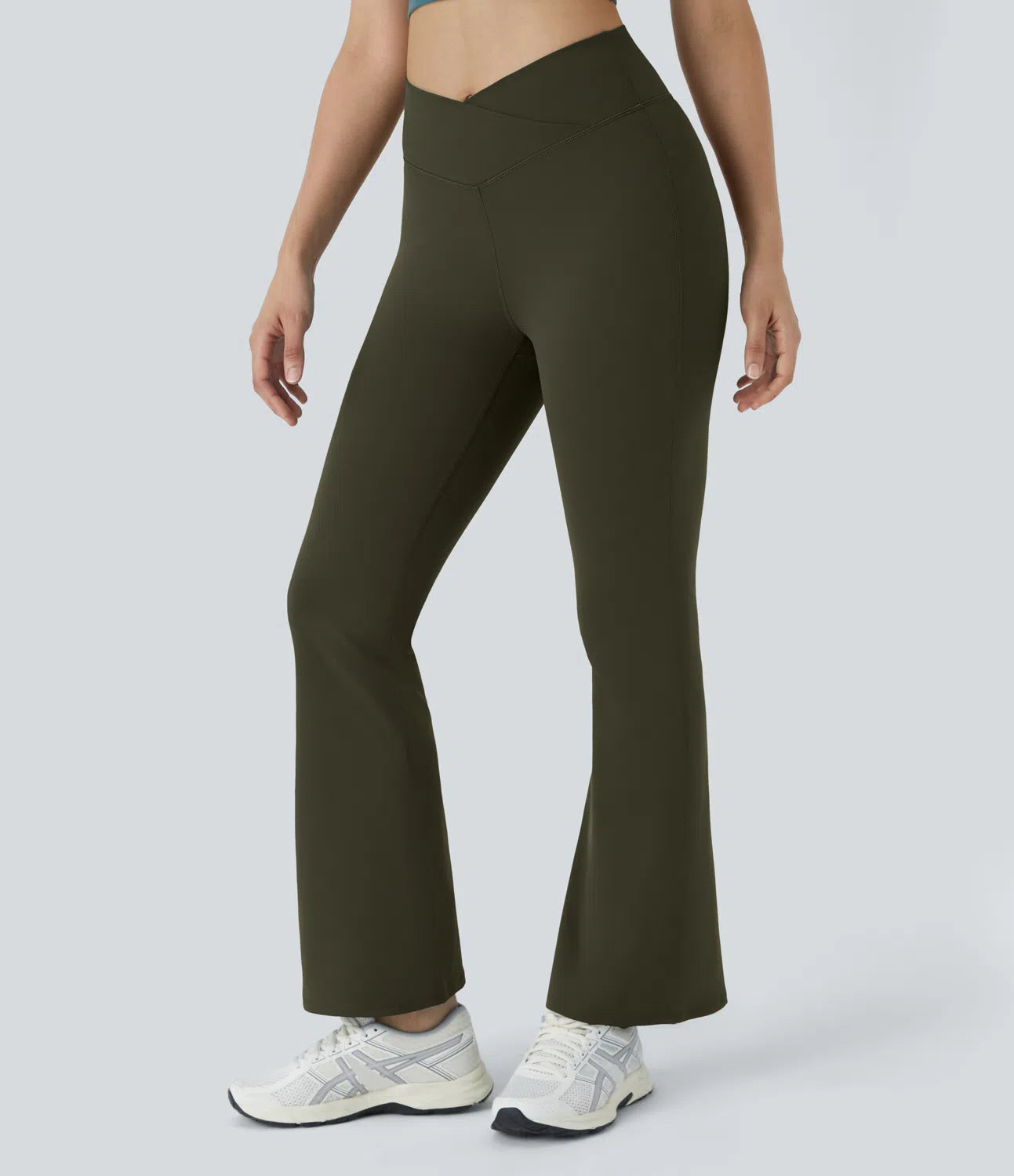 AFZ® Crossover Flare Leggings