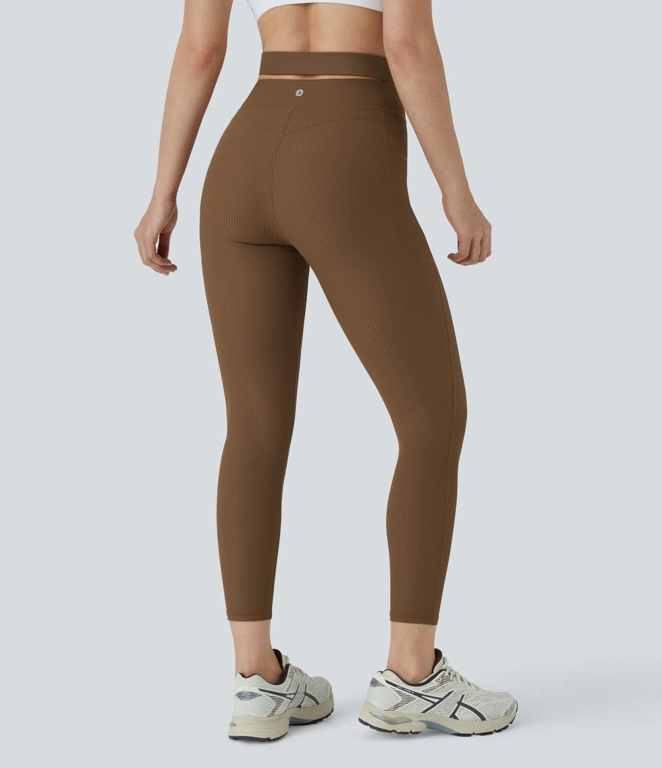 AFZ® Ribbed Buckle Yoga Leggings