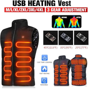 ⚡5-minute Charge, 8-hour Use🔋🔥Burning Heated-Vest