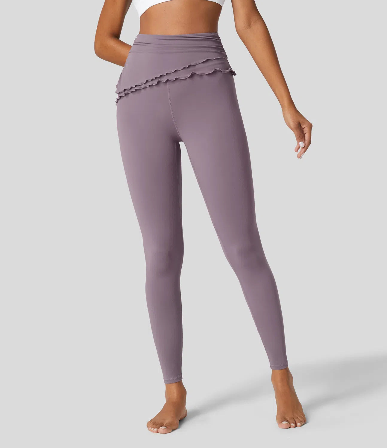 AFZ® Foldover Trim Leggings