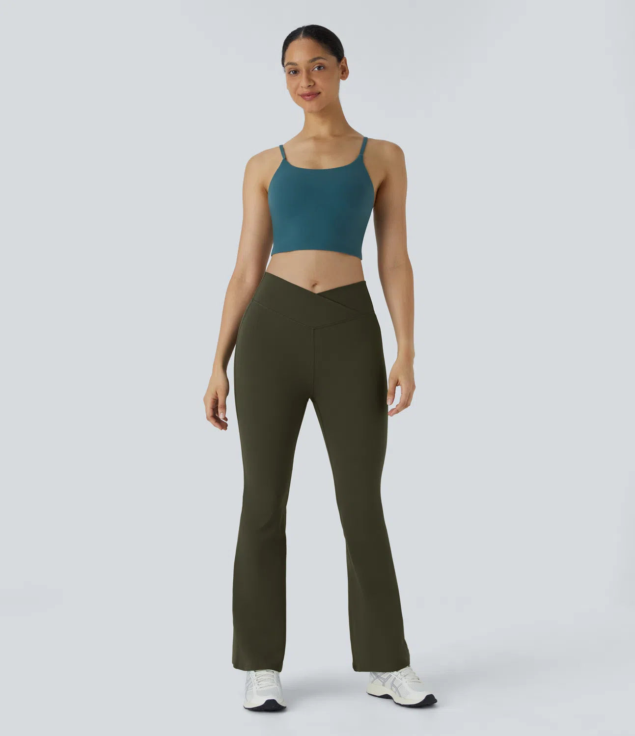 AFZ® Crossover Flare Leggings