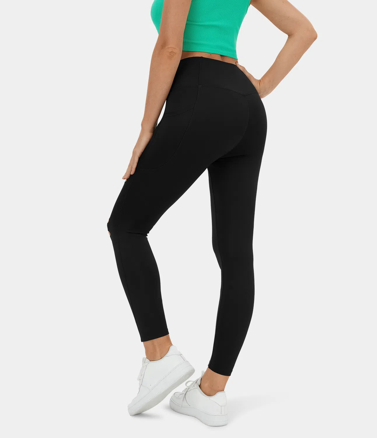 AFZ® Crossover Ripped Leggings