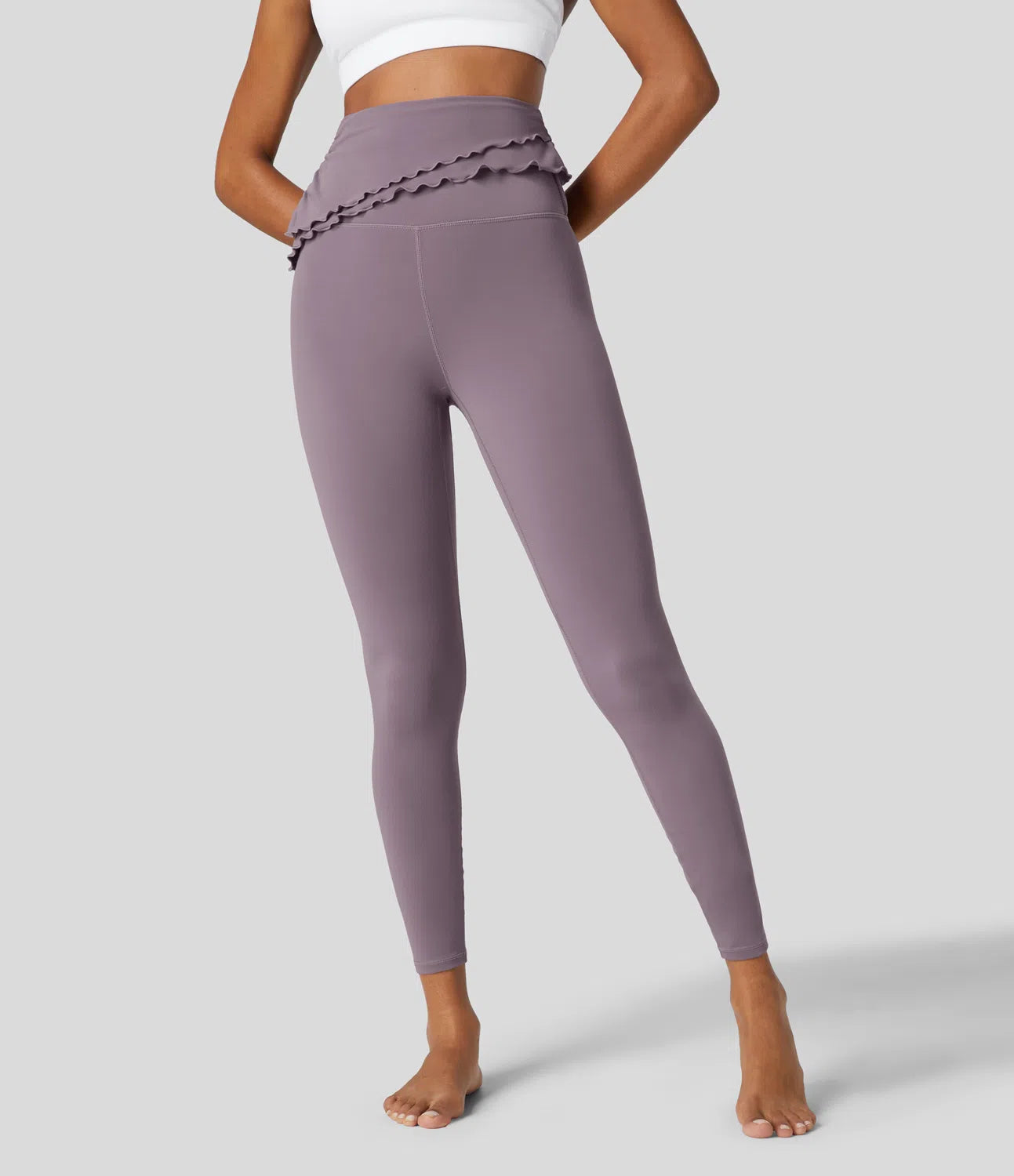 AFZ® Foldover Trim Leggings