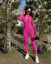 AFZ®Onesie Long Sleeve Zip Front Jumpsuits