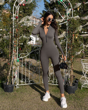 AFZ®Onesie Long Sleeve Zip Front Jumpsuits