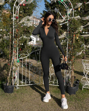 AFZ®Onesie Long Sleeve Zip Front Jumpsuits