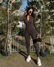 AFZ®Onesie Long Sleeve Zip Front Jumpsuits