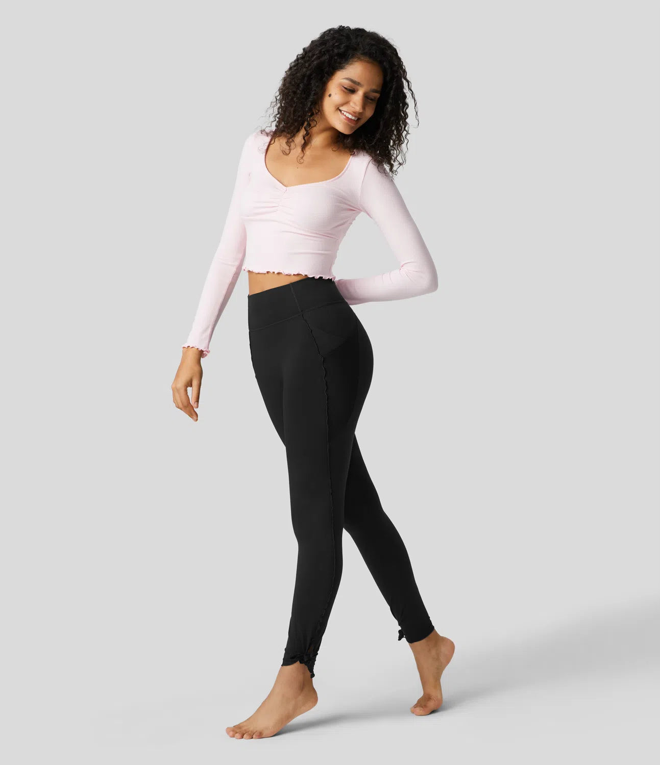 AFZ® Side Hem Leggings