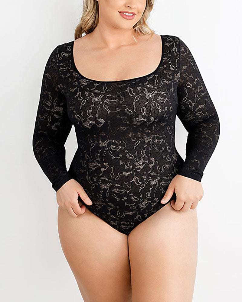 AFZ®LaceLux Sleeve Enhancer Bodysuit