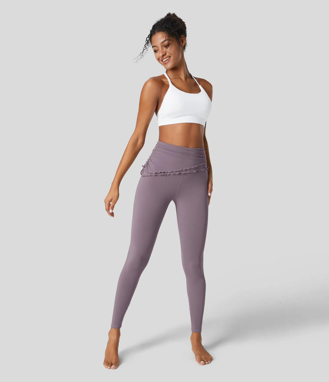 AFZ® Foldover Trim Leggings