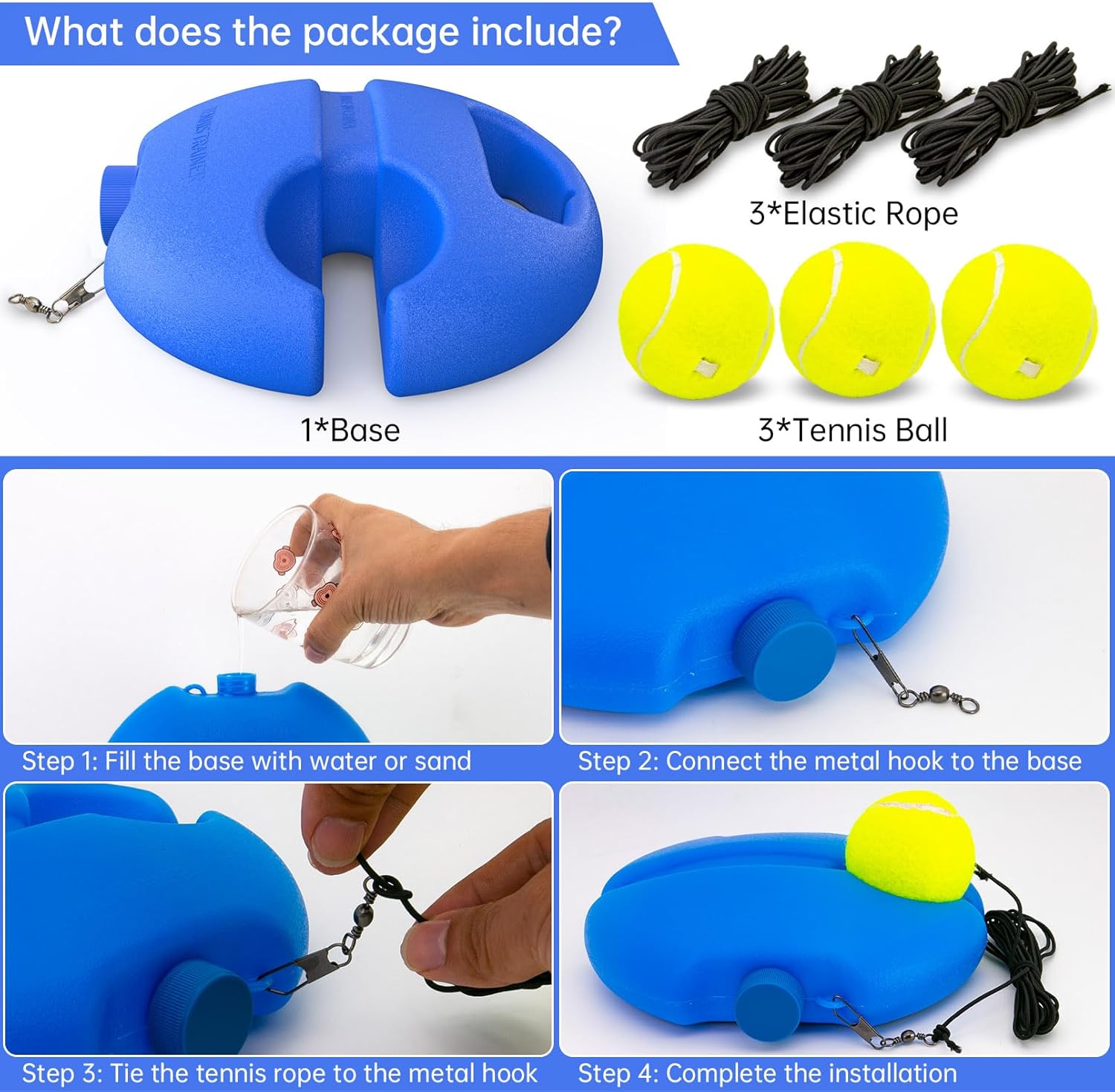 Portable Tennis Training Tool