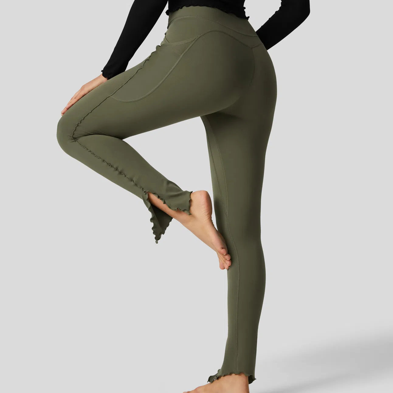 AFZ® Side Hem Leggings