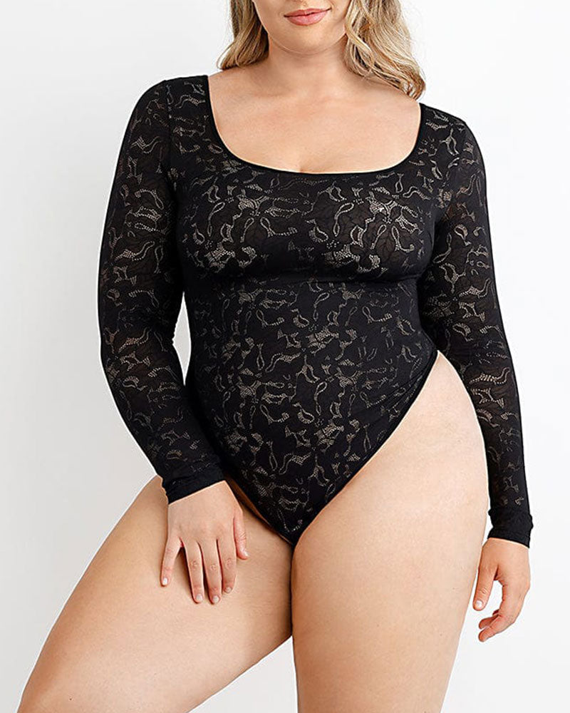 AFZ®LaceLux Sleeve Enhancer Bodysuit