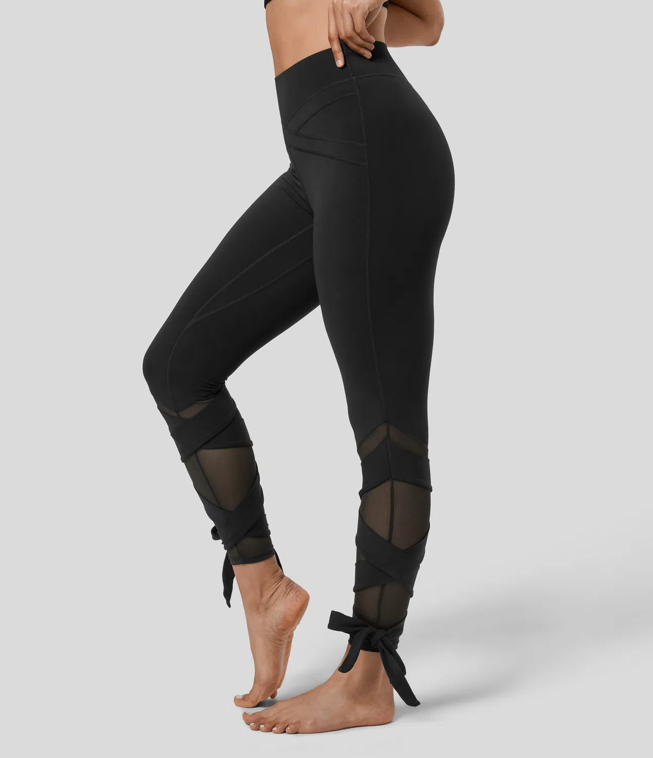 AFZ® Crisscross Lace Leggings