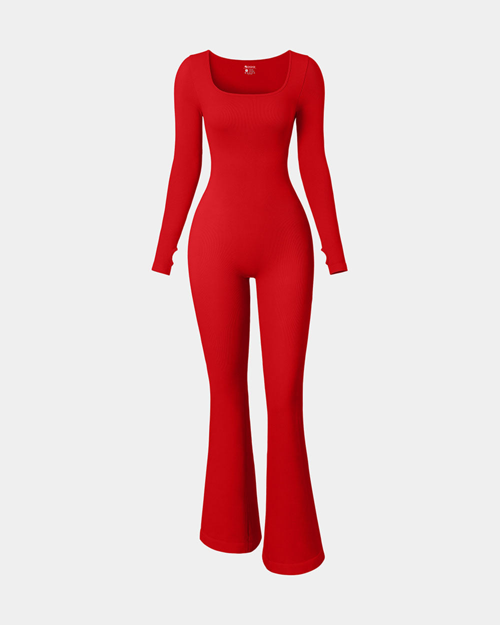 AFZ®Onesie Ribbed Exercise Long Sleeve Jumpsuits