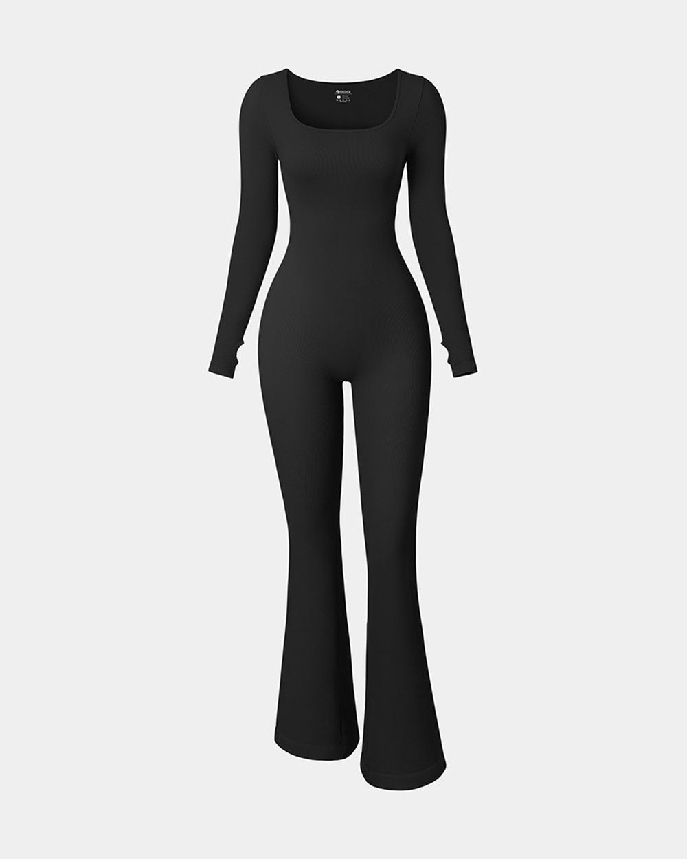 AFZ®Onesie Ribbed Exercise Long Sleeve Jumpsuits